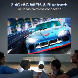 719cnkjGRjL._AC_SL1500_.jpg Mini Projector FHD 4K Portable Video Projector WiFi 6 BT5.2 Keystone Correction 180 Rotation Rotation Compatible with PhonePCHDMI