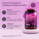 Multivitamines et minéraux pour femmes — 24 actifs, biotine