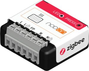 NodOn - Module Chauffage Fil Pilote Zigbee 3.0 avec mesure de consommation, gestion chauffage piece par piece, economies denergie,