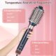 NDLT Seche Cheveux 6 en 1 Air Styling, Hair Styler Seche Cheveux, Brosse Seche Cheveux, Brosse Lissante, fer a Friser, Brosse Ronde