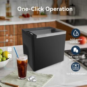 71A2eo9TfL._AC_SL1500_.jpg Machine à glaçons SONOLOR - 9 glaçons/6min, 12kg/24h