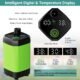 Camping Shower Kit, Upgrade 6000mAh Portable Shower Pump with Temperature Display and Power Display for Camping, Pets, Car Cleaning