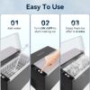 SONOLOR Portable Ice Cube Maker, 9 Cubes in 6 Mins, 12kg24 Hours, 2 Sizes with Ice Scoop and Basket, One Button Operation - for Hom