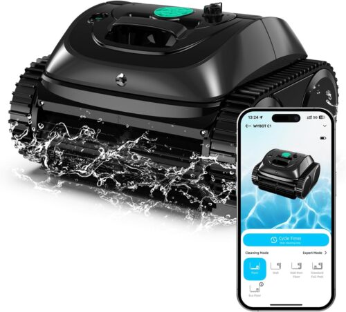 Robot piscine WYBOT C1 - Fond et parois, 150 min, navigation intelligente
