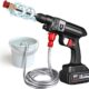 71AW-NLS6EL._AC_SL1500_.jpg Nettoyeur Haute Pression sans Fil, Pistolet a Eau Portable avec 5m Tuyau, Nettoyeur Haute Pression sur Batterie, Pot en Mousse, Adap