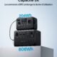 BLUETTI AC2A Portable Electric Generator, 204Wh LiFePO4 Battery with 1 AC Output 300W (600W Peak), Recharge 0-80 in 30 Min, Portabl
