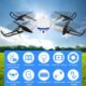 Drone pour Enfant avec Camera 1080P HD, Drone Quadricoptere FPV WiFi Telecommande, Mode sans Tete, Maintien d'Altitude, 360Flips, C