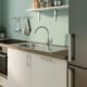 Robinet de cuisine GROHE Start Flow Supersteel, bec U 360°