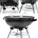 TecTake BBQ GRILL BARBECUE CHARBON DE BOIS FUMOIR SMOKER - diverses tailles au choix - (Barbecue rond avec couvercle et roues No.
