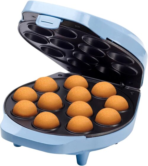 Bestron Gaufrier pour cake pop's au design retro, Appareil a cake-pops incl, cake pop butler, fourchette 12 batonnets cake pop, av
