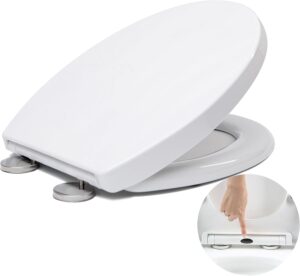 Siège de toilette Soft-Close universel ovale démontable
