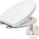 Siège de toilette Soft-Close universel ovale démontable