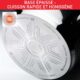 Tefal Comfort Max Poele 20 cm, Induction, Revetement antiadhesif, Acier inoxydable haute qualite, Indicateur de temperature Thermo-S