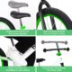 Bixe Draisienne pour Les Grands Enfants de 4, 5, 6, 7, 8 et 9 Ans - Velo d'entrainement Sportif sans pedale Roue de 16 Pouces