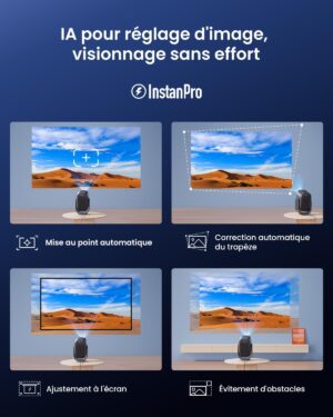 Dangbei N2mini Projector with Adjustable Stand, Officially Licensed Netflix, Native 1080p, Dolby Audio, Wi-Fi 6 and Bluetooth 5.2, A