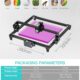Machine de gravure laser de table 7,5-20W pour bois et cuir