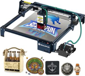 SCULPFUN S30 Pro Max Graveur Laser 20W Decoupe Laser, Acheter des accessoires Max 935 x 905 mm machine a graver laser metal pour DIY