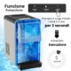 Machine à glaçons COSTWAY Nugget Ice 27 kg/24h autonettoyante