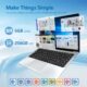 71CLR7kAPrL._AC_SL1500_.jpg rumlawn Celeron N4000 Laptop, 14.1 Inch Laptop, Graphics Card UHD 600, 6GB RAM, 256GB SSD (Expand to 1TB), Laptop Win115000mAhTF C