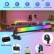 MEIHUA Projecteur LED RGB Barres 42W 2Pack Spot LED Couleur Telecommande, 10 Couleurs 30 Modes, Luminosite Reglable, Etanche IP66,