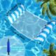 71CqM7Fp34L._AC_.jpg Lot de 2 hamacs a eau 4 en 1 avec filet et hamac gonflable de piscine Hamac de piscine hamac a eau, lit flottant et fauteuil lou