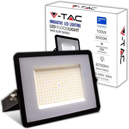 Projecteur LED extérieur 100W 8700 lm V-TAC pour jardin