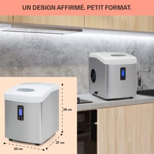 Machine à glaçons Klarstein 3,3 L, 15 kg, 2 tailles
