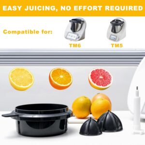 Presse-agrumes Compatible avec Thermo-mixx TM6 et TM5, Accessoires pour Centrifugeuses pour Toutes Sortes D'agrumes, Accessoire pour