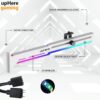 upHere gaming G276WTARGB GPU ARGB LED Sync Adjustable According to Graphics Card Support for Video Card Support Stiffener
