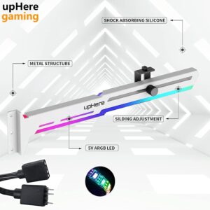 Support GPU upHere Gaming G276WTARGB ARGB ajustable