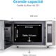 MEDION Micro-onde 3en1 avec gril et air chaud combine (23L, 800W, 1200 W grilair chaud, 10 programmes automatiques, 5 niveaux de pu