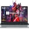 FUNYET AMD RyzenTM7 5700U Gaming Laptop, 15.6 Inch Win 11 Laptop, Laptop Gamer RAM 16GB NVME SSD 1TB, Backlit Keyboard, Graphics Rade