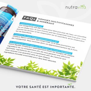 Multivitamines pour hommes 25 vit. & minéraux - maca ginseng