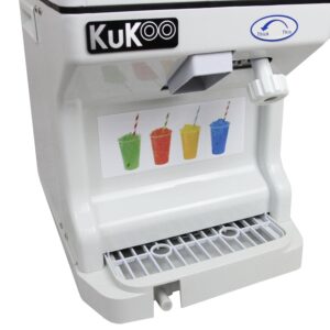 Machine à granité KUKOO 250W, broyeur à glace 120 kg/h