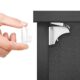 Dokon Securite Bebe Placard Bloque Porte (20 serrures 3 Cles), Securite Enfant Tiroir Armoires Verrous Magnetique Cabinet de secur