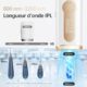 Haarlosy Epilateur Lumiere Pulsee avec Indolore Refroidissement, 3 en 1 HRSCRA IPL Epilateur Laser pour AissellesMaillotCorps,