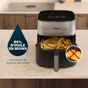 71EJh3EIIwL._AC_SL1500_.jpg Princess Dual Heat Airfryer - 8L XXL - Dual Heating Element - 15 in 1 Air Fryer - BPA and PFAS Free - Shake Reminder - 60 Energy Sa
