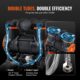 Compresseur d'air silencieux VEVOR 18L sans huile 6,2 bar
