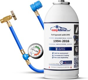 Kit recharge clim R134a Auto Easy Klima avec manomètre