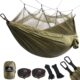NatureFun Hamac ultra-leger de voyage Camping 300 kg Capacite de charge,(275 x 140 cm) respirante, nylon a parachute a sechage rap
