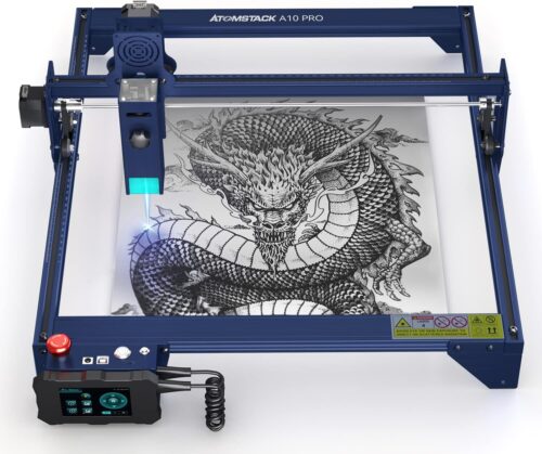 ATOMSTACK A10 PRO 50w gravure laser offline Appareil de gravure laser 10W Tete laser 10W Gravure laser Machine a gravure laser pour