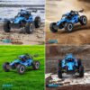 Great-JUNAMT Voiture telecommandee RC Voitures 1:16 Tout-Terrain Monster Truck Phares a LED, Jouet de Voiture RC 20 kmh Cadeau pour