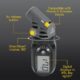 Manomètre de pression digital Topeak Smart Gauge D2