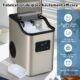 Machine à glaçons Nugget RELAX4LIFE 27 kg/24h inox