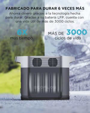 71Fj2el4s8L._AC_SL1500_.jpg Générateur solaire EcoFlow DELTA 2 Pack 220W 1–3 kWh LFP