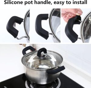 Protège-poignée silicone Niuhong 2 paires anti-chaleur