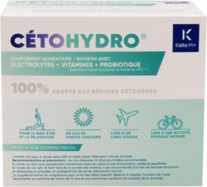 Cetohydro - Boisson avec electrolytes vitamines et probiotique - (30)