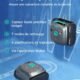 WYBOT C2 Wireless Pool Robot for Buried Pools 150m2, Double Filtration, 3 Motors, Powerful Suction, Cleaning Walls Water Line, 180