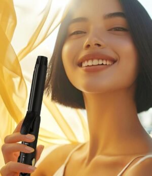 Farery Mini Lisseur Cheveux, Tondeuse a Rides Mini 25 MM Taille Voyage avec 4 Temperatures REglables, Tondeuse a Cheveux Ceramique,