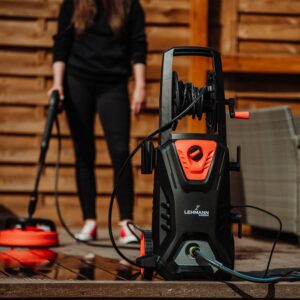 Lehmann Hudson Nettoyeur Haute Pression avec Pompe en Aluminium, 1800 W, Pression Max. 220 Bar, Debit 450 lh, Kit D'accessoires B
